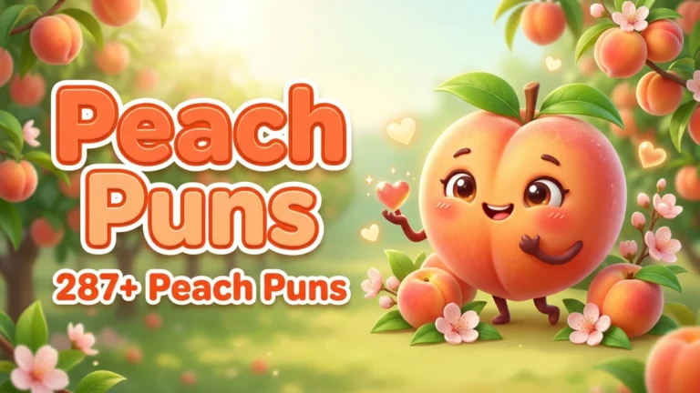 peach puns