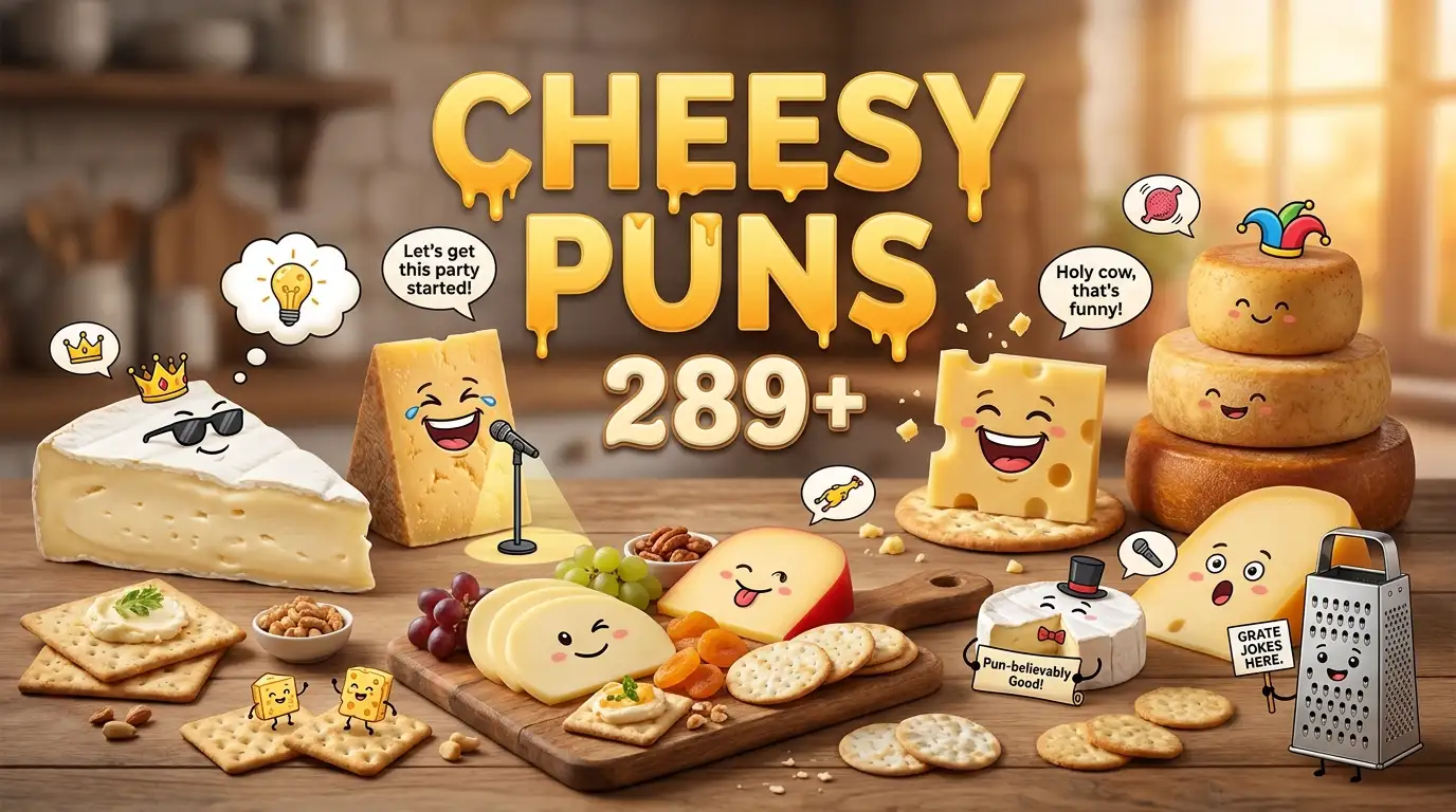cheesy puns